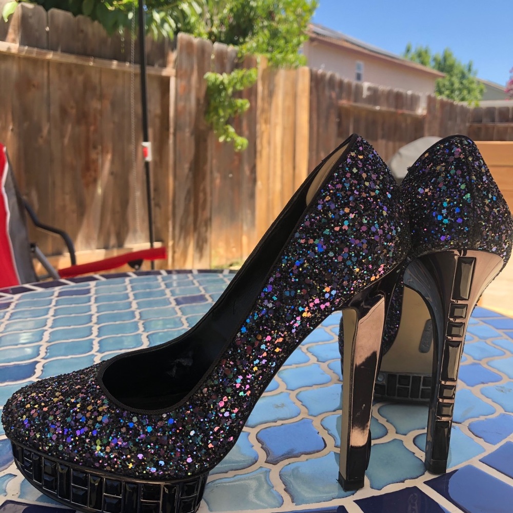 Boutique9 shimmery shoes